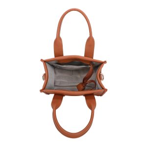 Stylish Shoulder Strap Mini Tote Checkered Crossbody Bag - Image 4