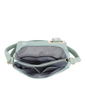 Stylish Front Buckle Crossbody Shoulder Handbag - Image 5
