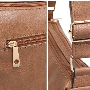 Functional Travel Crossbody Shoulder Bag Stylish Side Pouch - Image 6