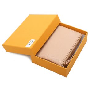 Coin Pocket Snap Closure Card Slots Bifold Wallet Purse - Image 7
