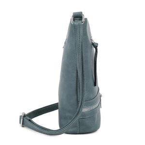 Large Capacity Vegan Leather Crossbody Shoulder Handbag - Image 4