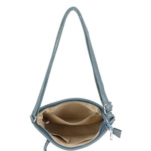 Large Capacity Vegan Leather Crossbody Shoulder Handbag - Image 7