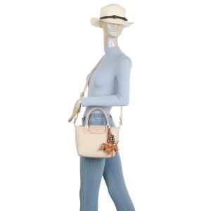 Mini Structured Woven Texture Crossbody Shoulder Bag - Image 8