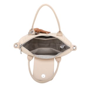 Mini Structured Woven Texture Crossbody Shoulder Bag - Image 6