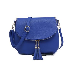 Tassel Flap Shoulder Bag with Adjustable Strap and Inner Pocket - Image 13