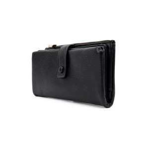 Zipper Closure Wallet with Multiple Card Slots and Compartments - Image 2
