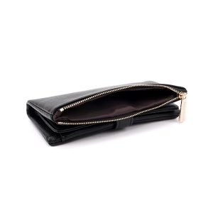 Zipper Closure Wallet with Multiple Card Slots and Compartments - Image 5