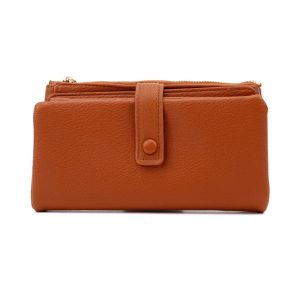 Zipper Closure Wallet with Multiple Card Slots and Compartments - Image 9