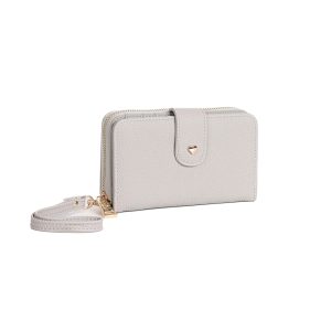 Compact Zipper Wallet with Card Slots and Coin Compartment