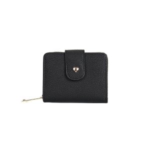 Compact Wristlet Purse Wallet with Card Slots and Zipper - Image 3