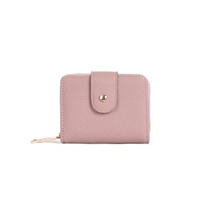 Compact Wristlet Purse Wallet with Card Slots and Zipper - Image 7
