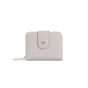 Compact Wristlet Purse Wallet with Card Slots and Zipper - Image 13