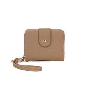 Compact Wristlet Purse Wallet with Card Slots and Zipper - Image 14