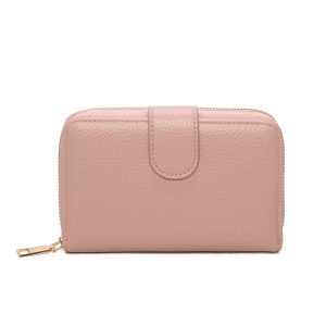 Elegant Zip Around Wallet Snap Closure MultiCard Organizer