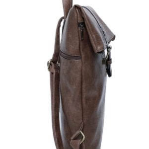 Vintage Style Spacious Ruck Backpack Buckle Closure - Image 3