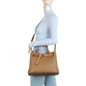 Colorful Buckle Crossbody Bag with Adjustable Strap - Image 7