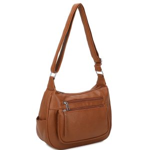 Slouchy Hobo Crossbody Shoulder Handbag Soft Purse - Image 3