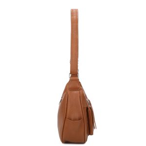 Slouchy Hobo Crossbody Shoulder Handbag Soft Purse - Image 4
