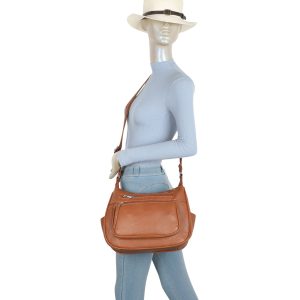Slouchy Hobo Crossbody Shoulder Handbag Soft Purse - Image 8