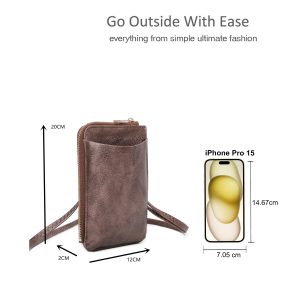 Slim Phone Crossbody Bag Lightweight Small Purse Wallet - Image 2