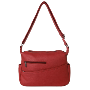 Multi Zipper Compartments Side Slip Crossbody Bag - Image 1