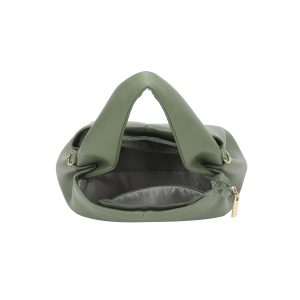 Lightweight Pebble Grain Satchel Crossbody Shoulder Bag - Image 6