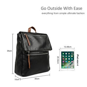 Stylish Foldover Backpack Durable Multifunctional Travel Bag - Image 2