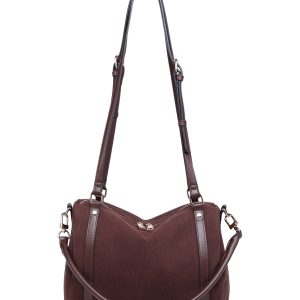 Structured Shoulder Bag with Double Long Straps - Image 1