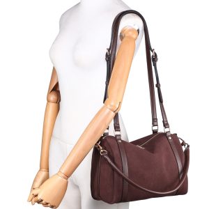 Structured Shoulder Bag with Double Long Straps - Image 3