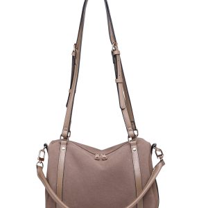 Structured Shoulder Bag with Double Long Straps - Image 9