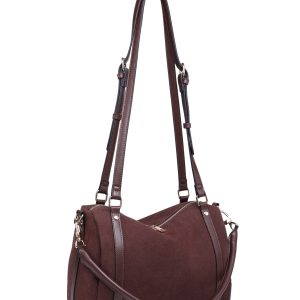 Structured Shoulder Bag with Double Long Straps - Image 5