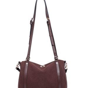 Structured Shoulder Bag with Double Long Straps - Image 6