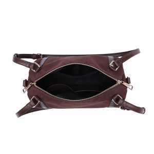 Structured Shoulder Bag with Double Long Straps - Image 7