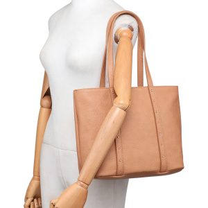 Structured Tote Bag with Double Shoulder Straps - Image 3