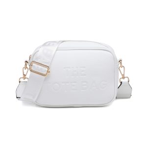 Compact Crossbody Bag with Adjustable Strap Zip Closure - Image 12