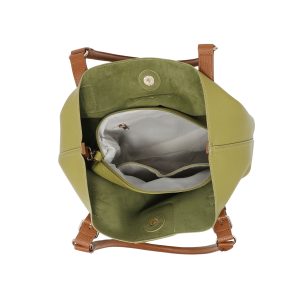Turn Lock Tote Bag with Removable Inner Pouch Organizer - Image 8