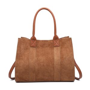 Turn Lock Tote Bag with Removable Inner Pouch Organizer - Image 6