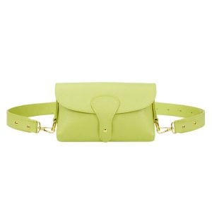 Genuine Leather Magnetic Flap Small Crossbody Handbag