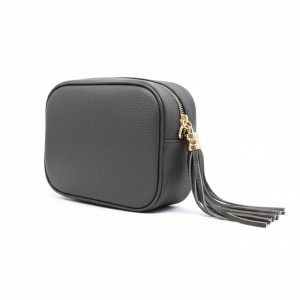 Italian Genuine Leather Crossbody Bag with Tassel Zipper - Image 18