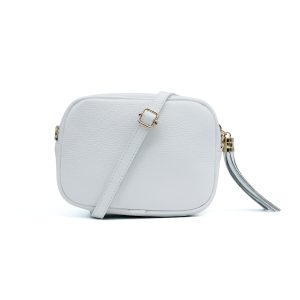 Italian Genuine Leather Crossbody Bag with Tassel Zipper - Image 24