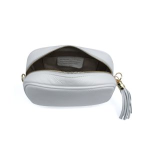 Italian Genuine Leather Crossbody Bag with Tassel Zipper - Image 26