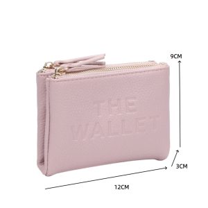 Multi-Functional Double Zipper Card Holder Wallet Pouch - Image 2