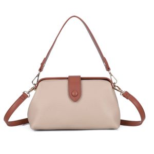 Elegant Minimalist Retro Style Frame Shoulder Handbag