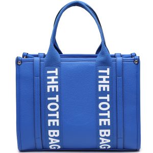 Structured Tote Bag with Zip Closure and Multi Pockets - Image 14