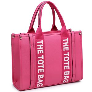 Structured Tote Bag with Zip Closure and Multi Pockets - Image 5