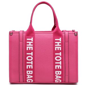 Structured Tote Bag with Zip Closure and Multi Pockets - Image 6