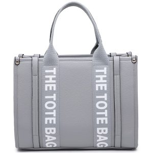 Structured Tote Bag with Zip Closure and Multi Pockets - Image 15