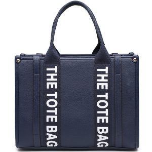 Structured Tote Bag with Zip Closure and Multi Pockets - Image 10
