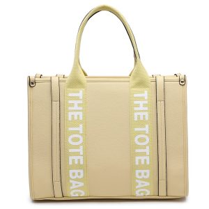 Structured Tote Bag with Zip Closure and Multi Pockets - Image 16