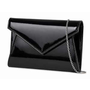 Minimalist Envelope Clutch Bag with Chain Strap - Image 10